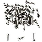 MroMax 30Pcs M2 x 10mm Pan Head Phillips Machine