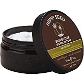 Hemp Seed Skin Butter - 8 oz. - Total Body Moisturizer - Hemp Seed Oil, Jojoba Oil, Shea Butter - Vegan & Cruelty Free