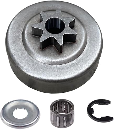 Amazon.com: Cancanle 2 Pieces 3/8 6 Teeth Clutch Drum Sprocket for