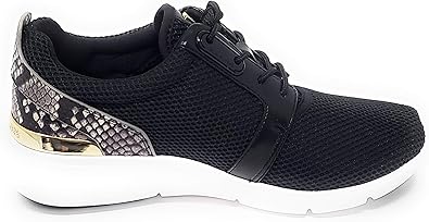 black mesh trainers womens