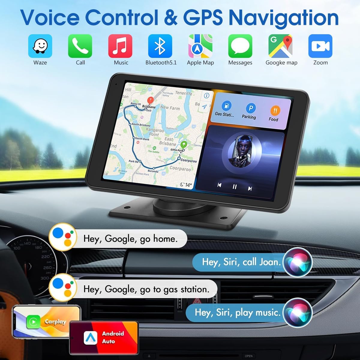 2026 Enhanced Carplay Screen for Car - 7