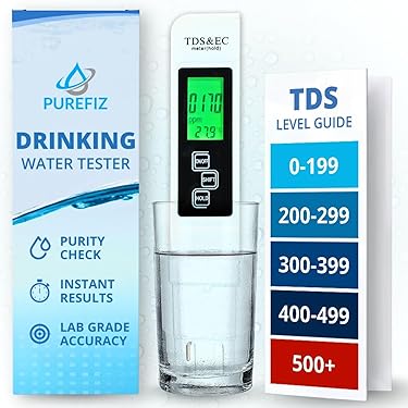 thumbnail image 2 of Drinking Water Test Kit | Accurate 4 In 1 Drinking Water Tester,Conductivity Meters Accessories For Pool Testing Supplies Hydroponics Well Pond Farming RV Lab 2 of 12