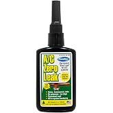 ComStar A/C Zero Leak 4 oz Fluorescent Yellow Leak Sealer for HVAC Systems | Permanent Non-Polymer Formula Prevents Clogs, Safe With AC Lubricants, Automotive, Commercial &amp; Residential HVAC Made in USA