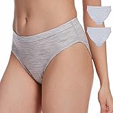 MERINNOVATION 2 Pack Women's Hipster Panties 100% Merino Wool Underwear Soft Breathable Women Wool Briefs Moisture Wicking