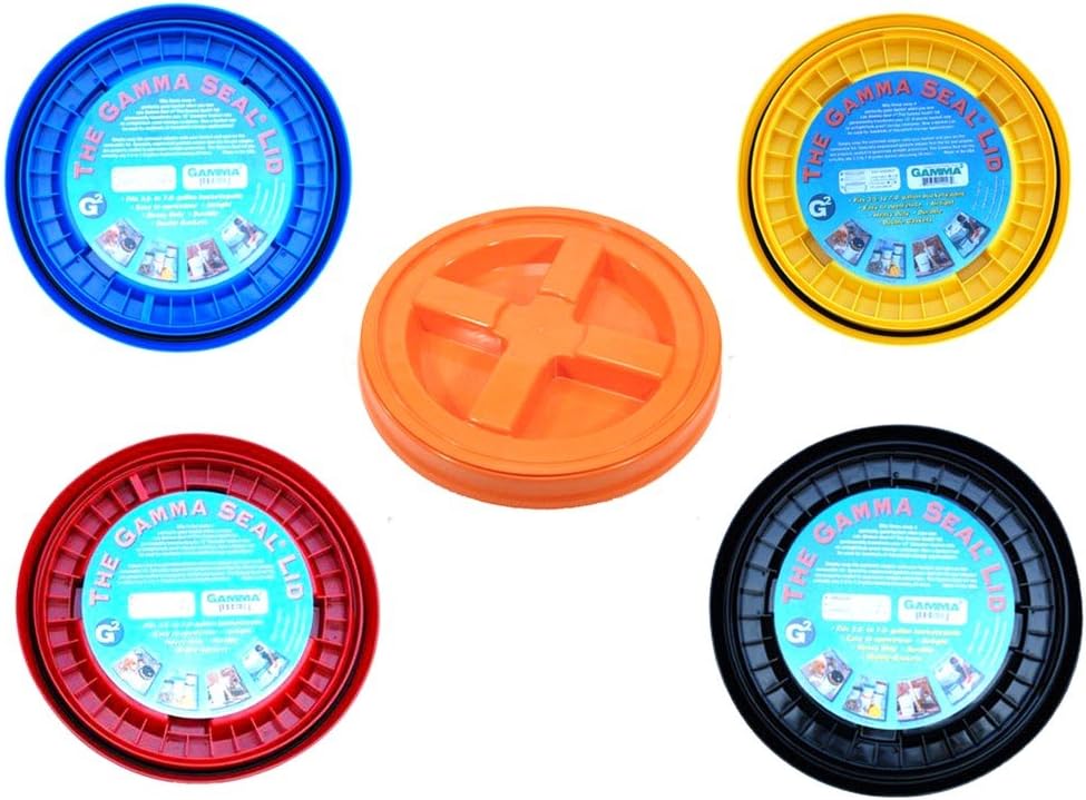 Gamma Seal Lid Variety Pack - 5 Colors Brand New