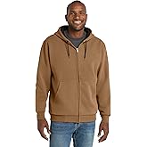 CornerStone Unisex Heavyweight Full Zip Hooded Sweatshirt with Thermal Lining | Zip Hoodie for Men & Women, Adjustable Hood