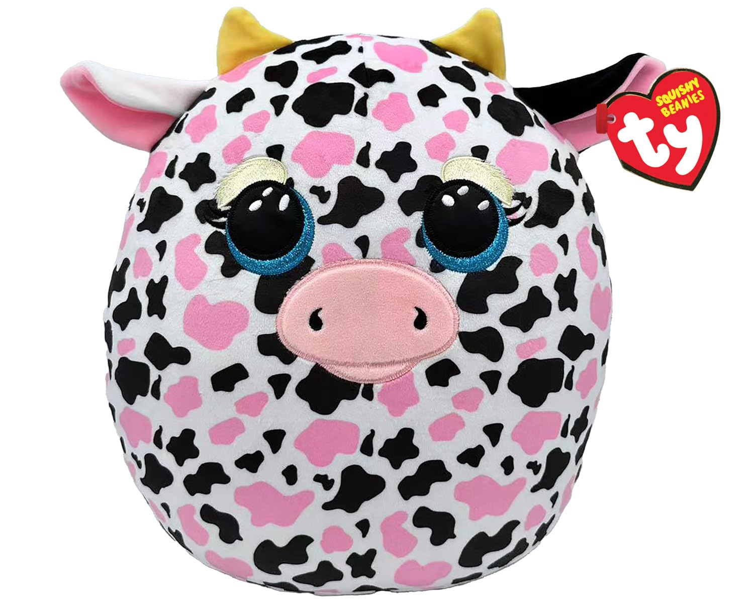 TY Milkshake Cow Squish a Boo 10 Inches - Squishy Beanies for Kids, Baby Soft Plush Toys - Collectible Cuddly Stuffed Teddy — image 1