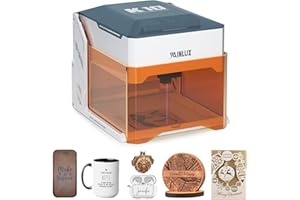 WAINLUXPRO K10 3W Laser Engraver Machine, Mini Laser Engraving Machine for Wood Leather Silicone Paper Glass Acrylic Cloth, Grabadora Láser, Engraver Laser Class1