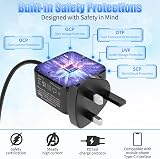 syid Raspberry Pi 5 Power Supply 5.1V 5A 27W PD USB-C GaN UK Adapter view 2
