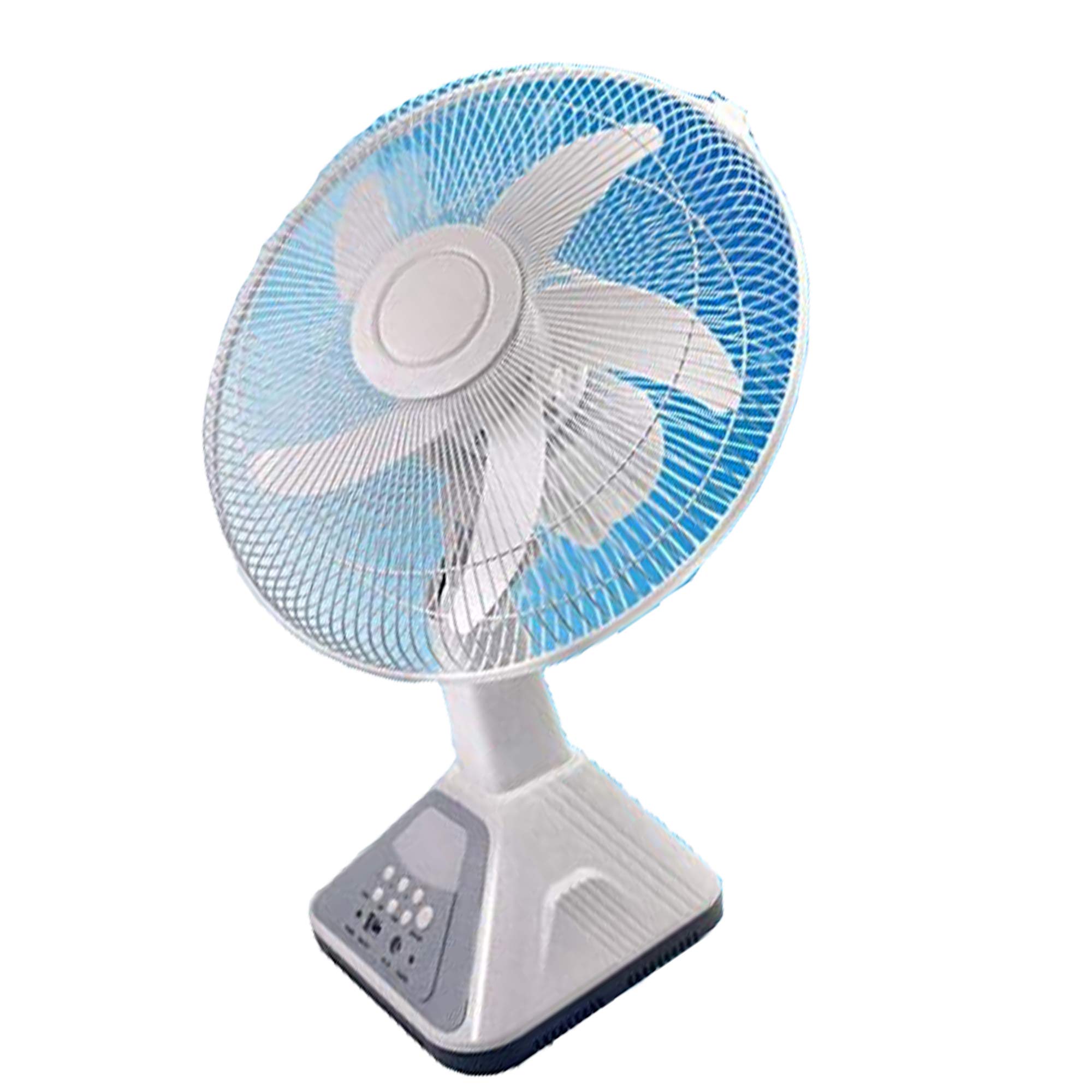Buy JOYWAYBlue Carbon Long life wall ed fan solar powered rechargeable
