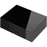KAITELA Pack of 10 Black Cast Acrylic Sheet 12" x 16" x 1/8" Thick (3mm) | Opaque; Plexiglass Panel; Square; for Craft Projects, Sign, Laser Cutting, Engraving, Photography