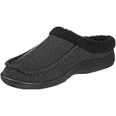 isotoner Men's Lewis Memory Foam Indoor/Outdoor Clog Slippers