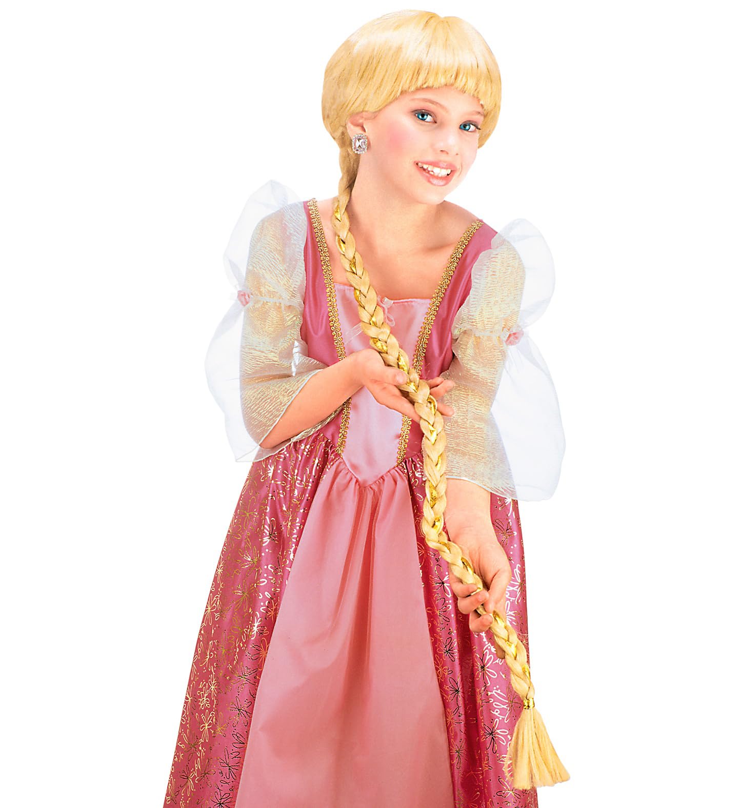 Rapunzel w/ Plait Wig for Fancy Dress Costumes & Outfits Accessory