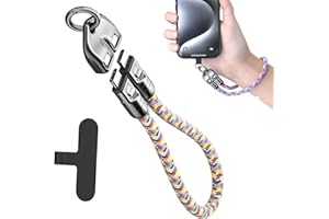LODXMJQSY Phone Lanyard Build Into C to C 240W Charging Cable - 5A Fast Charging USB-C Cable Phone Crossbody&Wrist Strap Lany