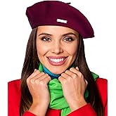 Nawati Wool French Berets for Women, Solid Color Beret Hats for Women Girls Lady, Casual and Chic Vintage Painters Hat