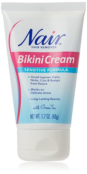 NAIR HAIR REMOVER BIKINI CREAM SENSITIVE 1.7 OUNCE (50ML) (2 PACK)