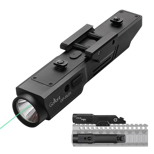 2500 Lumen Aluminum Alloy Rifle Laser Light Combo, 2.5 Hours Long ...