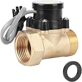 EVTSCAN Water Flow Sensor, 0 to 110V AC 0.2A, Automatic Activation | for Booster Pump, 1 inch Thread Inlet Outlet, 1.5Lmin Flow, Plug and Play