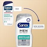 Sanex Men Skin Health Sensitive Care Shower Gel 400ml 6-Pack view 3