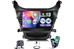 2+64G Android 13 Car Stereo for Hyundai Elantra 2014 2015 2016 with Wireless Carplay Android Auto,9" Touchscreen Car Radio wi