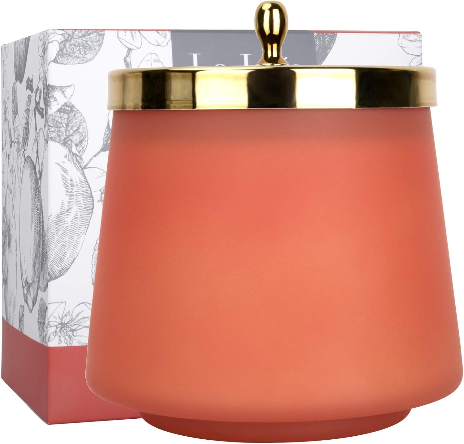 LA JOLIE MUSE Fresh Apple Scented Candle, Candles for Home Scented, Candle Gift, Holiday Candle, Fall Candle, 75 Hours Long Burning, 12.3 Oz: Home & Kitchen