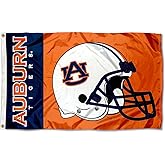 Auburn College Helmet Flag