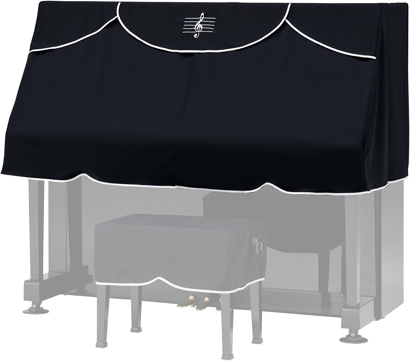 Piano Cover for Upright Piano 440BK Musical Instruments
