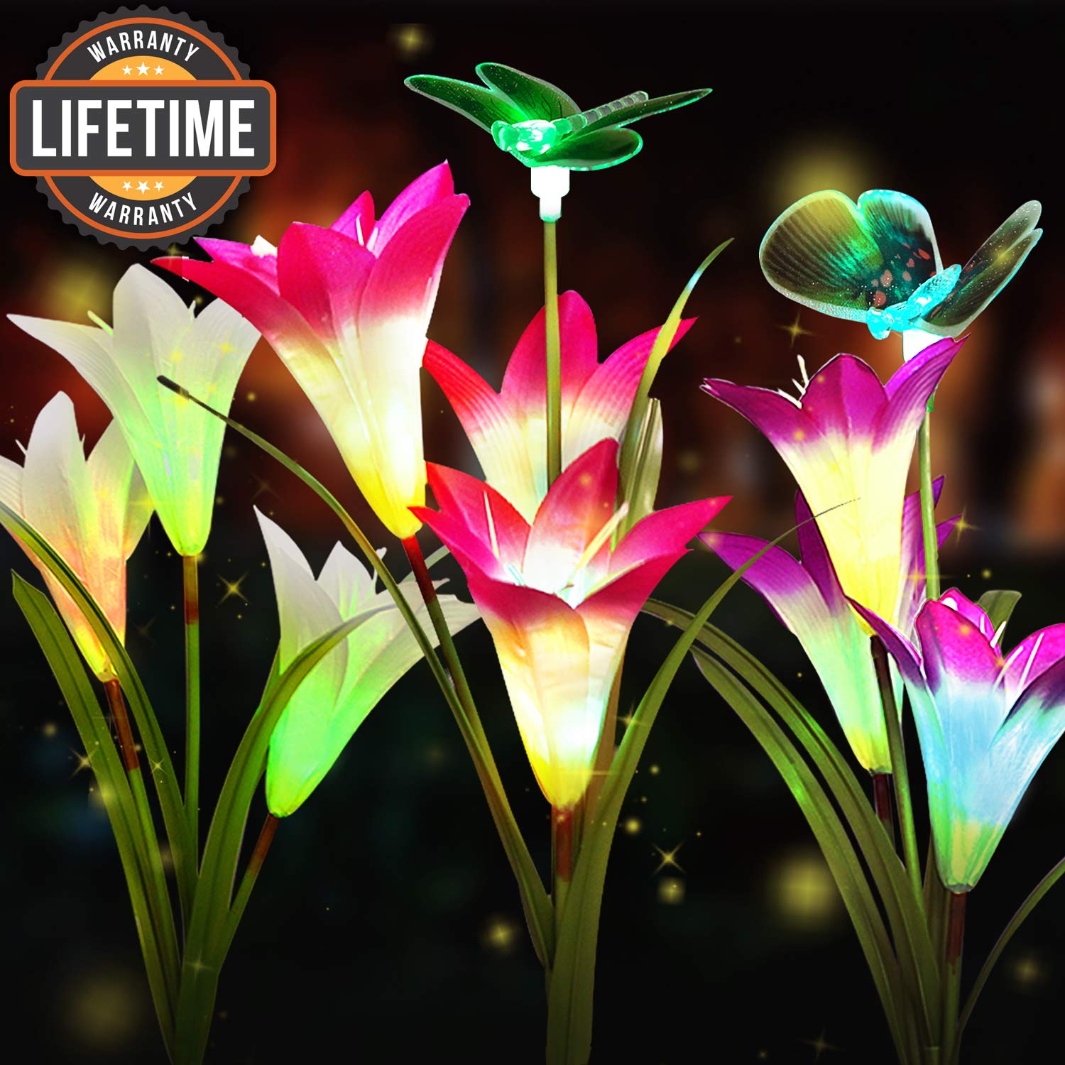 Best 3 Pack Solar Powered Garden Lights