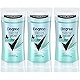 Degree Antiperspirant Deodorant Anti-White Marks & Yellow Stains Black+White, Pure Rain, 72-hour Sweat and Odour Protection,