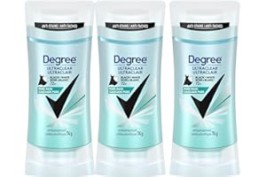 Degree Antiperspirant Deodorant Anti-White Marks & Yellow Stains Black+White, Pure Rain, 72-hour Sweat and Odour Protection, 