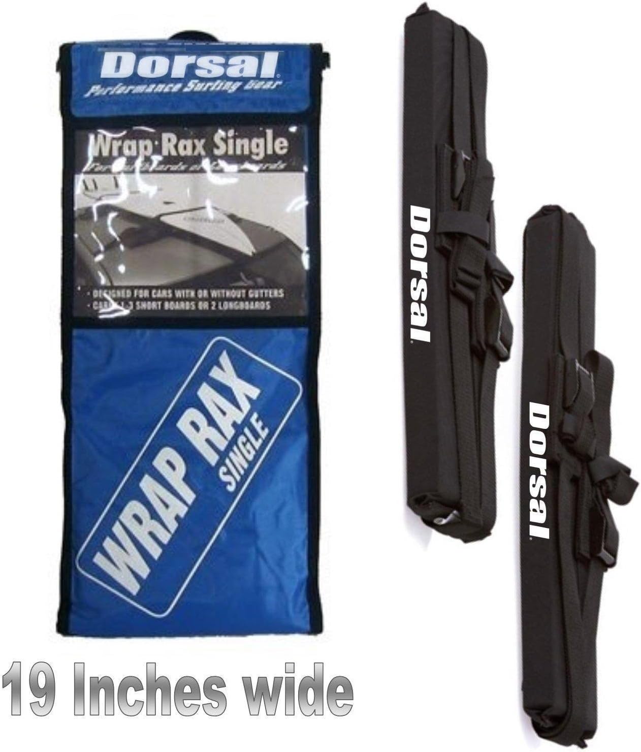 DORSAL Wrap-Rax Soft Surfboard Roof Rack, Universal Fit for Cars and SUVs: Sports & Outdoors