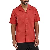 Wrangler Authentics Mens Men's Short Sleeve Camp Shirt