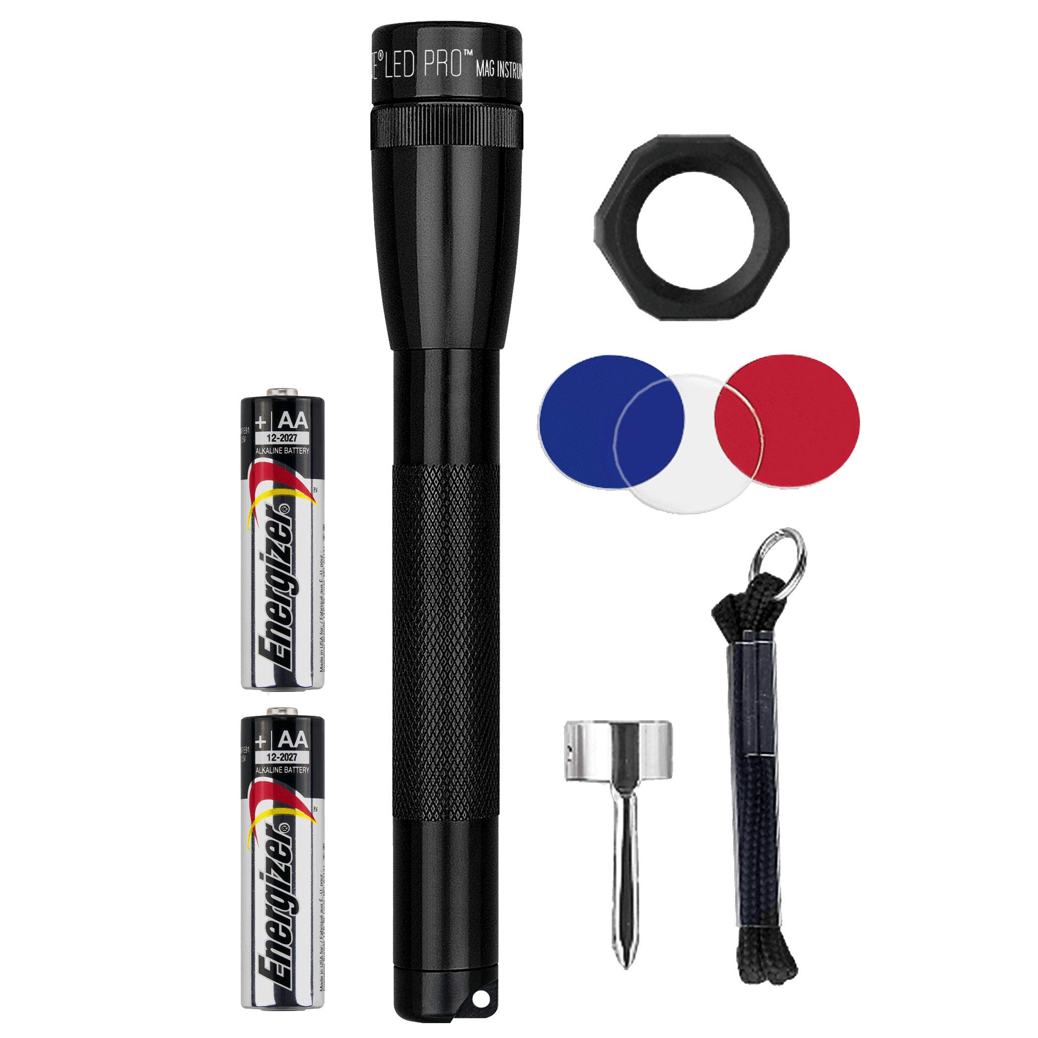 Maglite SP2P01C Mini LED 2 AA PRO Black Flashlight