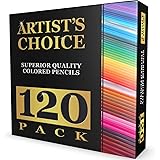 120 Colored Pencils (GIANT EXTRA LARGE SET) - 120 Unique Colors (NO DUPLICATES) - Premium Grade & Pre-Sharpened - Color Coord