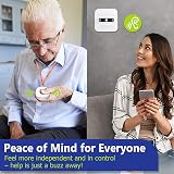 DAYTECH Wireless Caregiver Pager Patient Alert System 2 Call Buttons Receiver view 2