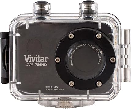 Vivitar 786HD Full HD Action Camera with Touch Screen, Colors May Vary