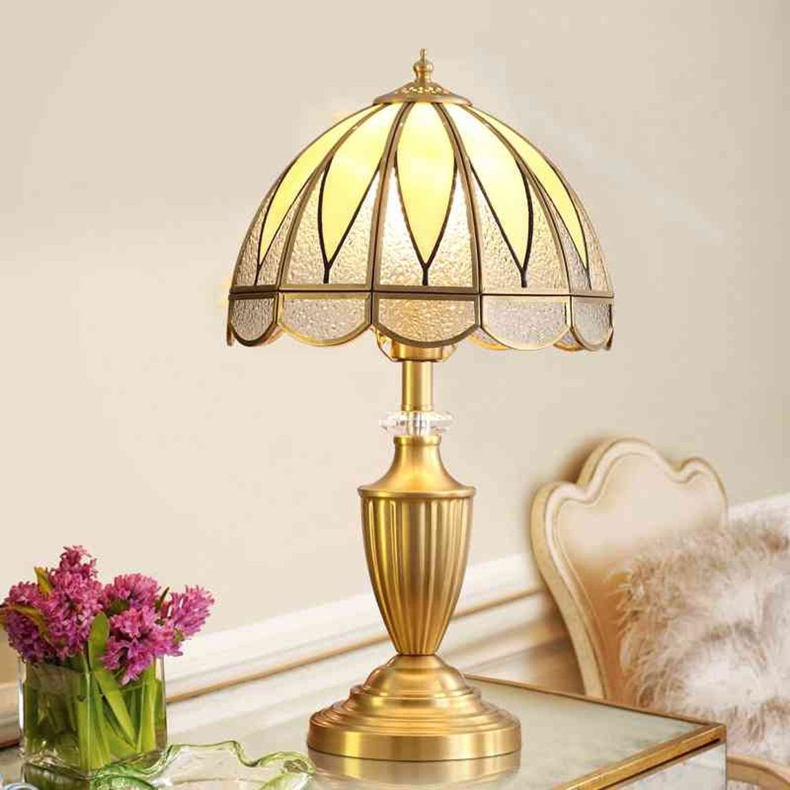 Nachttischlampe luxuriöse und warme Home Pure Copper Lamp. 505 HZB Alle