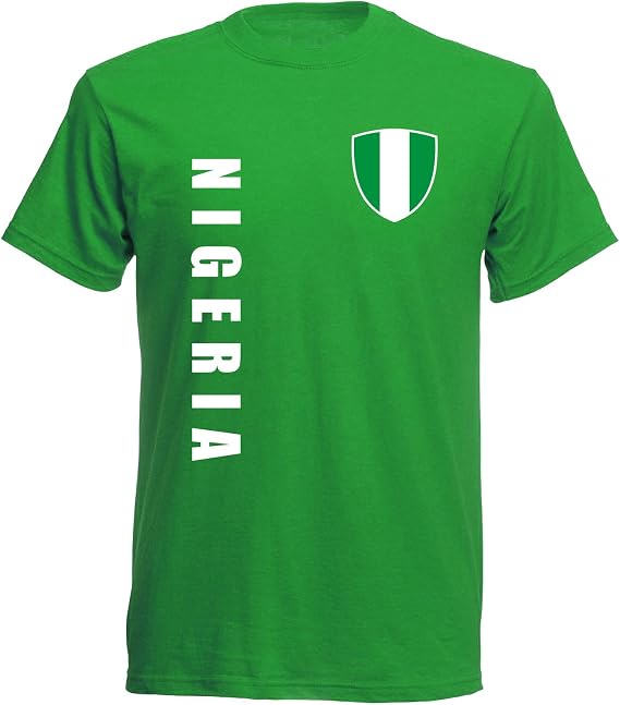 Aprom Nigeria Sp A Grun T Shirt Fussball Trikot Amazon De Bekleidung