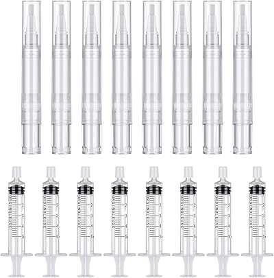 Fuyamp 16Pcs Touch Up Paint Pen 5ml Fillable Refillable for Walls Wood Furniture