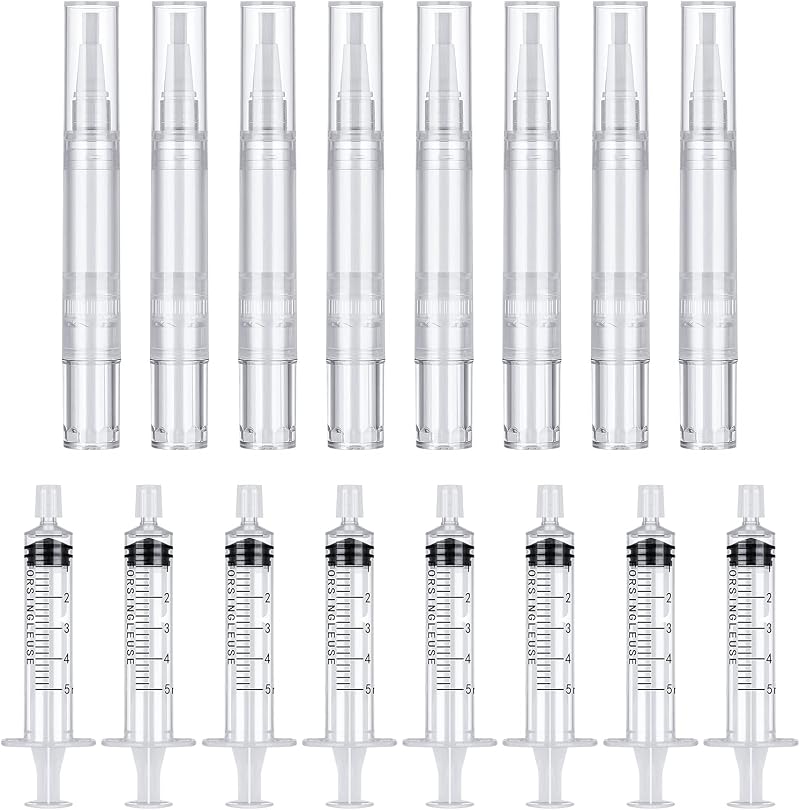 Fuyamp 16Pcs Touch Up Paint Pen 5ml Fillable Refillable for Walls Wood Furniture