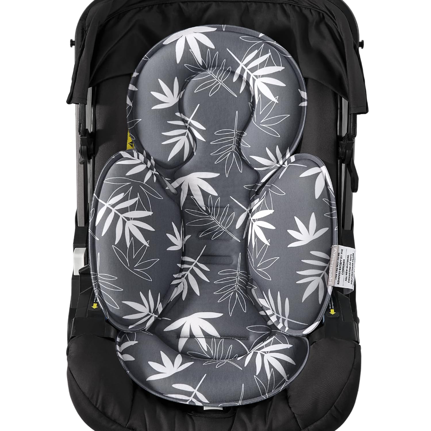 Photo 1 of ?Infant Car Seat Insert, Baby Head Body Support for Newborn Cushion Pads, Compatible with 3 to 5 Point Harness Systems, Breathable Soft Fabric, Perfect for Carseats, Strollers, Swings