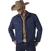 Wrangler mens Cowboy Cut Western Unlined Denim Jacket