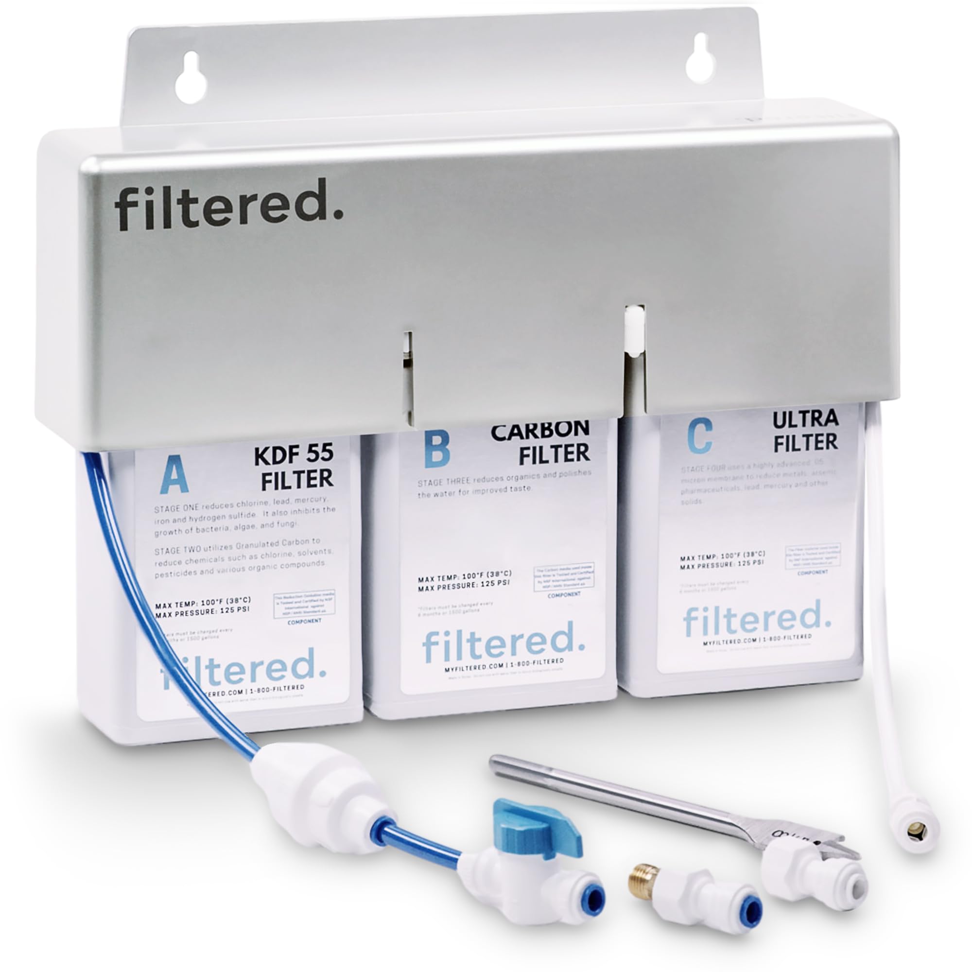 Photo 1 of ** USED** Inline Water Filter for Refrigerators & Ice Makers – Universal Refrigerator Water Filter Kit, 5-Min Easy Install, High-Capacity Filtration for Clean Water & Ice