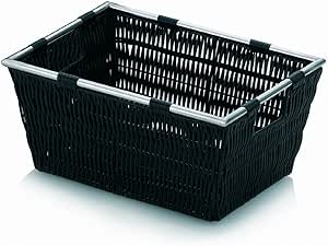 Cesta Noblesse Estantería Cesto, armario de baño, Negro 21527: Amazon