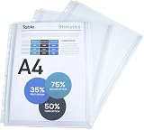 Exacompta 5507E PP Expanding Punched Pockets A4 25mm Gusset 10 Pack view 4