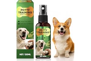 Fancy Pets Potty Training Spray for Dogs, Dog Deterrent Spray, Address Canine Inappropriate Elimination Habits for Indoor & Outdoor Environments, 120ml