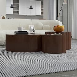 KEVINSPACE Living Room Coffee Table Set of