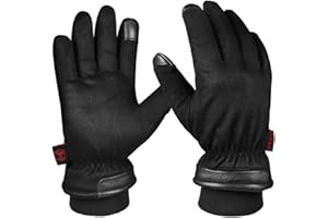 OZERO Winter Gloves Waterproof Thermal, Touchscreen Thick Glove for Men Women in Canada Cold Weather