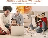 Tenda AC5 AC1200 Dual-Band Smart Wi-Fi Router 1GHz CPU MU-MIMO Beamforming+ view 4