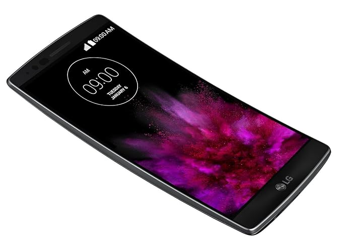 LG G Flex II 4 G Smartphone Unlocked (5,5 Zoll) Display, 16GB, einfach, Micro-SIM, Android Lollipop 5.0, Grau